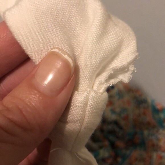 First Look Print Tank Top with Bow Women Size Small - Picture 7 of 7